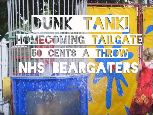 What kind of tank? A Dunk Tank!