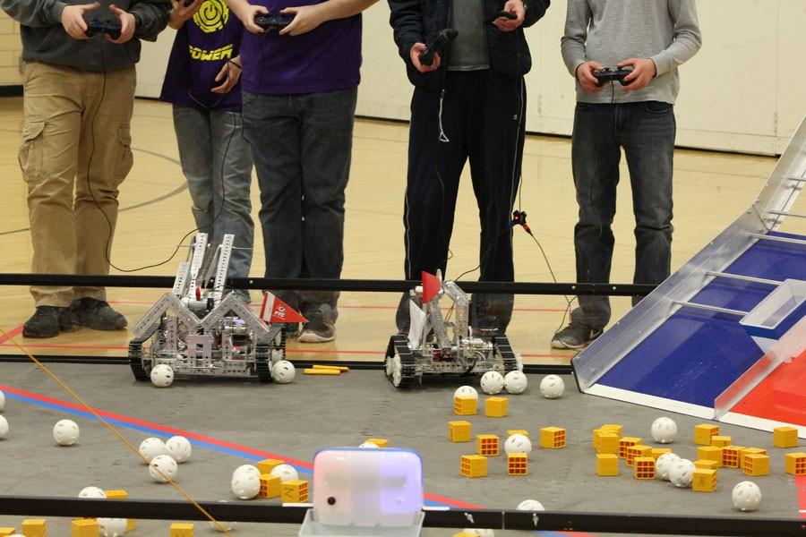 Robotics team hosts a 10-team tournament