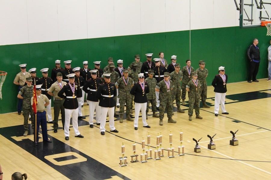 At the end of the day, there is an awards ceremony and North High School ended up with the most trophies out of all the schools that participated. 