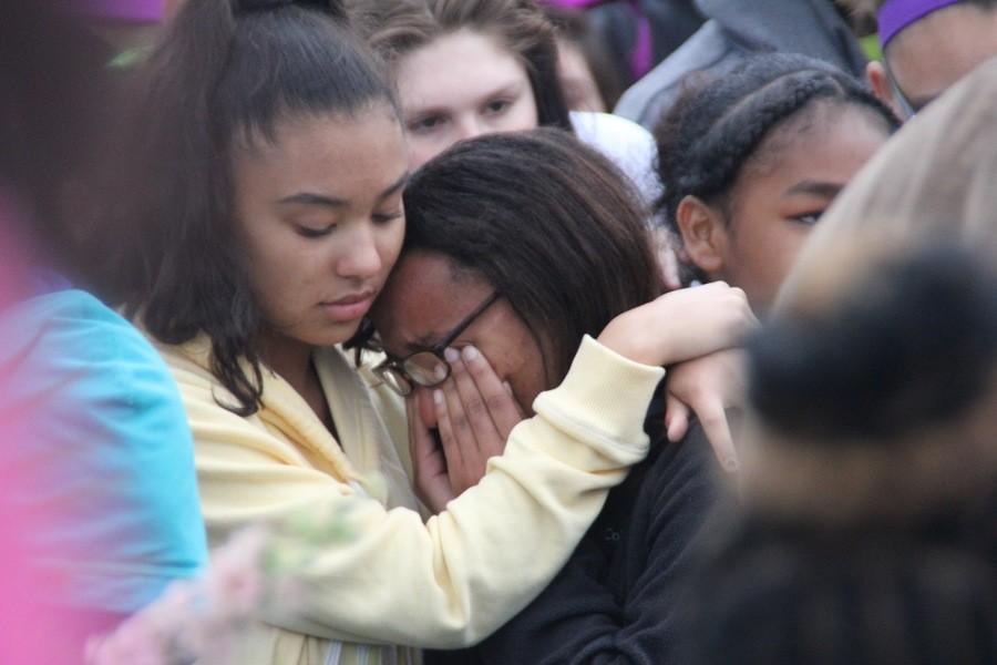 Two teens mourn the loss of Kendall Foster together.