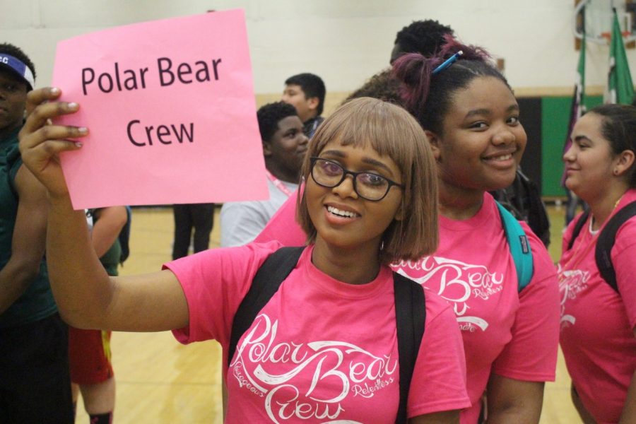 Polar Bear Crew is one of the largest groups at north high, involving upperclassmen to help freshmen and the community,