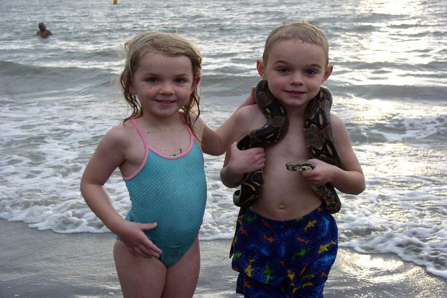 Makayla and Jackson Carter in Colombia.