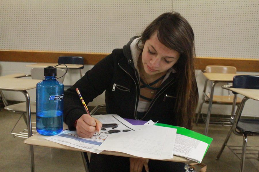 Jennyfer Villarreal has always made studying a priority both on the beach in Mexico and in the North student center.
